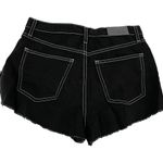 Carmar Shorts Womens 25‎ Black High Rise Distressed Denim Cutoffs Photo 2