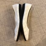 Salvatore Ferragamo  Boutique White Perforated Leather Ballet Flats 11 Italy Photo 3