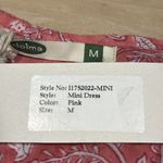 NWT Dolma Raya Block Printed Mini Dress Sz M Pink Size M Photo 5