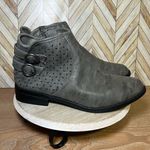 Rocket Dog  Marko Heirloom Gray Laser Cut Buckle Ankle Bootie Rounded Toe Side Zip Photo 0