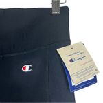 Champion NWT  7" Biker Shorts Womens S Black High Rise Ribbed Pocket Athleisure Photo 2