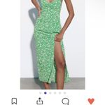 ZARA  Green Maxi Dress Photo 2
