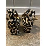 CAbi  6020 Kiki Leopard Closed Toe Heels Women’s Size 9 Ankle Buckle Photo 3
