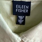 Eileen Fisher yellow cotton rain trench coat, fully lined. Size M, EUC Photo 12