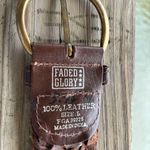 Faded Glory  Braided Leather belt Size Large Photo 4