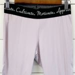 BuffBunny Womens XS Activewear Leggings Lilac Light Purple Cultivate Motivate Photo 4