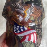 American flag and eagle camouflage baseball hat cap Photo 7
