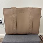 Bebe NWT  Tan Women’s HANA POLYURETHANE TOTE Photo 1