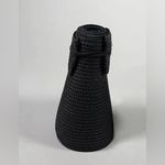 Women’s Sun Hat Wide Rim Bow In Back, Velcro Close Black Photo 1