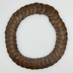 Y2K Brown Wood Disc Belt Boho Layered Festival Retro Indie Sleaze 24 Photo 0