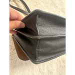 Coach Black Leather Chain Shoulder Bag Photo 5