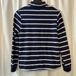 Vineyard Vines Navy and White Striped 1/4 Zip-Up Pullover - Size Small Photo 3