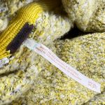 Free People  BFF Sweater Cowl Neck Textured Oversized Quince Yellow Green Size XS Photo 7