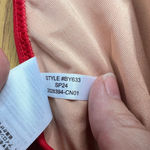 J Crew Halter Tie Neck Bikini Top‎ Red BY633 NWT Size XS Photo 7