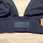 SKIMS NWT  Plunge Bikini Top in Onyx Sz S Photo 4