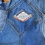 LONDON LONDON VINTAGE DENIM OVERALLS Boho Ranch Cottage Blue Size M Photo 2