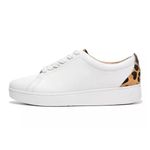 FitFlop  Rally Leopard Back Leather Trainers Sneakers Women’s Size 7.5 Comfy Photo 9