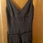 House Of CB London Lori Bodysuit Jumpsuit in Black Photo 4
