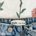 ZARA  Blue Distressed Jean Shorts Photo 1