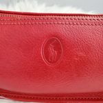 Ralph Lauren  Vintage Leather Red Clutch Photo 7