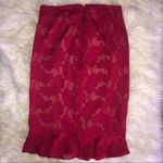 Free People  red lace tulip skirt size 6 Photo 1