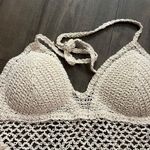 Sans Souci NWT CROCHET HALTER TOP Photo 3