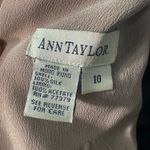Ann Taylor Vintage Tan Formal 100% Silk Jacket Dress Size 10 EUC Photo 7