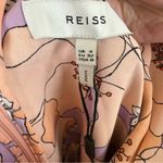 Reiss Corinne Floral Pleated Midi Dress Pink Lavender Size 0 NWT Photo 3