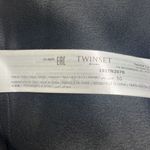 Twinset Milano Size 14 Knee Length Shift Dress Black Bell Sleeves Classic office Size L Photo 6