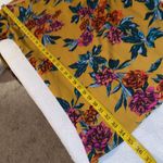 Everly dress floral print long bell style sleeves keyhole opening lined size Med Photo 2