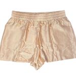 Alix NYC 100% silk “Hester” rose gold pajama shorts loungewear Photo 2