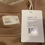 Tkees  Camel Fleece Crewneck Sweatshirt Photo 2