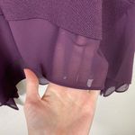 ALLSAINTS Purple Libby Crewneck 100% Merino Wool Long Sleeve Tunic Sweater Sz S Photo 5