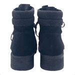 Sam Edelman  Darrah Lug Sole Fashion Hiking Lace Up Boot Black Suede Wool Size 8 Photo 7
