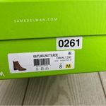 Sam Edelman  Women's Kaiti Block Heel Ankle Boots 8M Walnut Suede $180 Photo 6