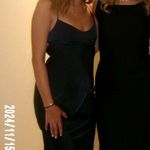 ThatsSoFetch Kiani Maxi Dress Navy Silk Photo 2