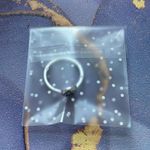 Dainty Pear Gemstone Ring Sterling Silver Minimalist Boho Chic Y2K Early 2000s Photo 8