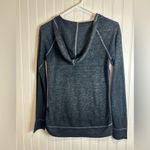 Danskin  Charcoal Hoodie with Pink Heart Emblem Photo 1