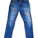 Abercrombie & Fitch Ames Slim Boyfriend Jeans Womens 26 / 2R Distressed Denim Photo 4