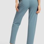 Cozy Earth Always Cropped Pants Nylon Stretch Oceanside Blue Medium Pull On Photo 0