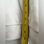 Uniqlo NWOT  cream velour set crew sweatshirt wide leg elastic waist pants L Photo 5