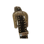 Blazin Roxx  Cowgirl leather belt sparkling rhinestones and silver small Photo 1