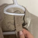 Doma light taupe silver coated moto bomber jacket size S Photo 11