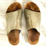 Birkenstock Papillo Namica Wedge Heel Slide in Gold Leather Size 42 Photo 1