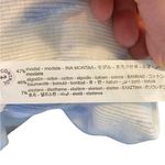 ZARA  asymmetrical ribbed baby blue and white tie dye tank dress Photo 10