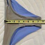 l*space Breakers Reversible Cutout Bikini Bottom Grey Periwinkle Blue Small NWT Photo 7