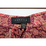 Sanctuary NWOT Womens Anthropologie Tan Red Orange Rayon Bohemian Blouse Size XS Photo 2