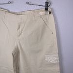Candie's Candie’s tan embroidered pockets casual capri pants Photo 1