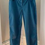 St. John SoCa Green Crop Pants Size 6 Made in USA Quiet Luxury Photo 0