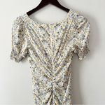 Bardot Mini Dress Cindy Sweetheart Neck Yellow Floral Print NEW Size XS/4 Photo 9